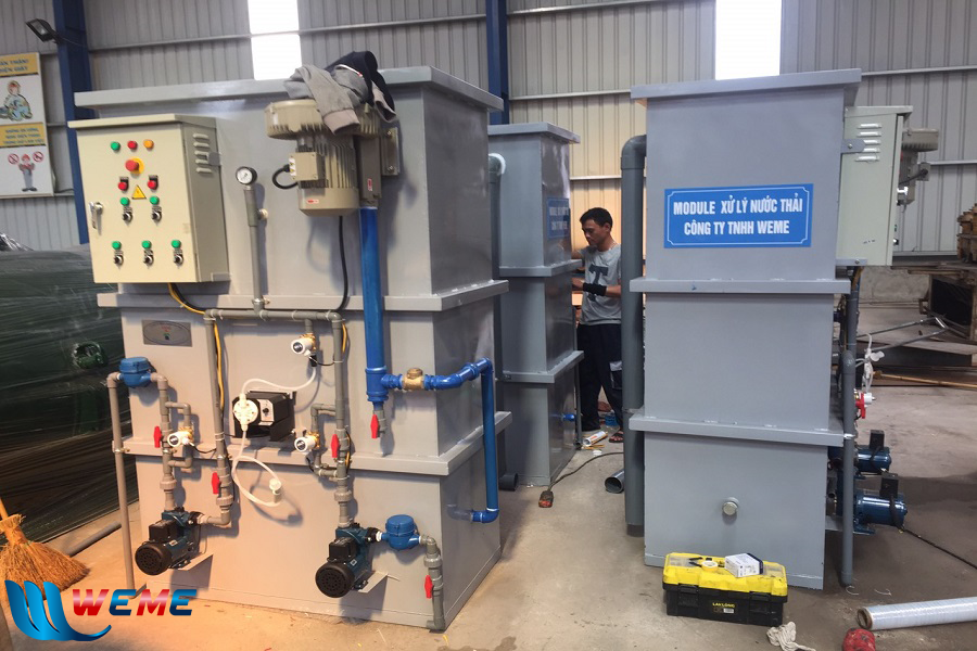 Module xử lý nước thải của WeMe Module xử lý nước thải khu resort của WeMe