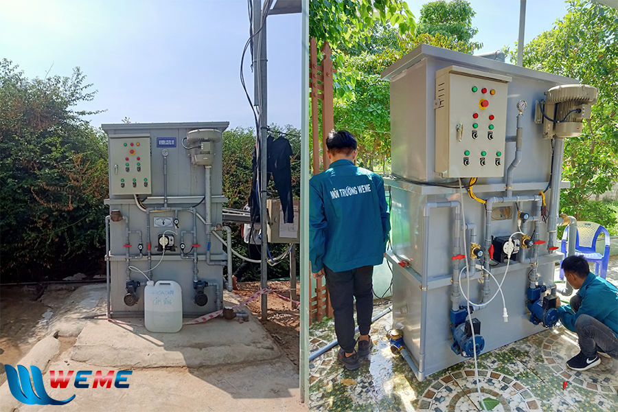 Module xử lý nước thải phòng khám - WeMe