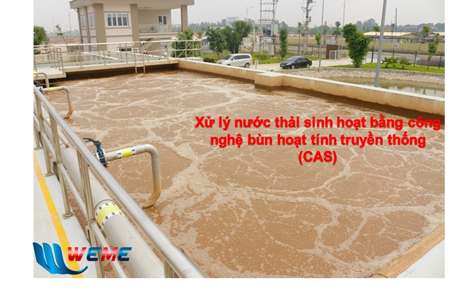 Xử lý nước thải sinh hoạt bằng phương pháp bùn hoạt tính