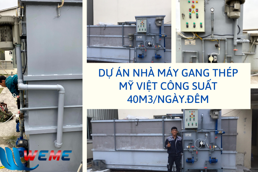 Dự án lắp đặt máy xử lý nước thải Mỹ Việt