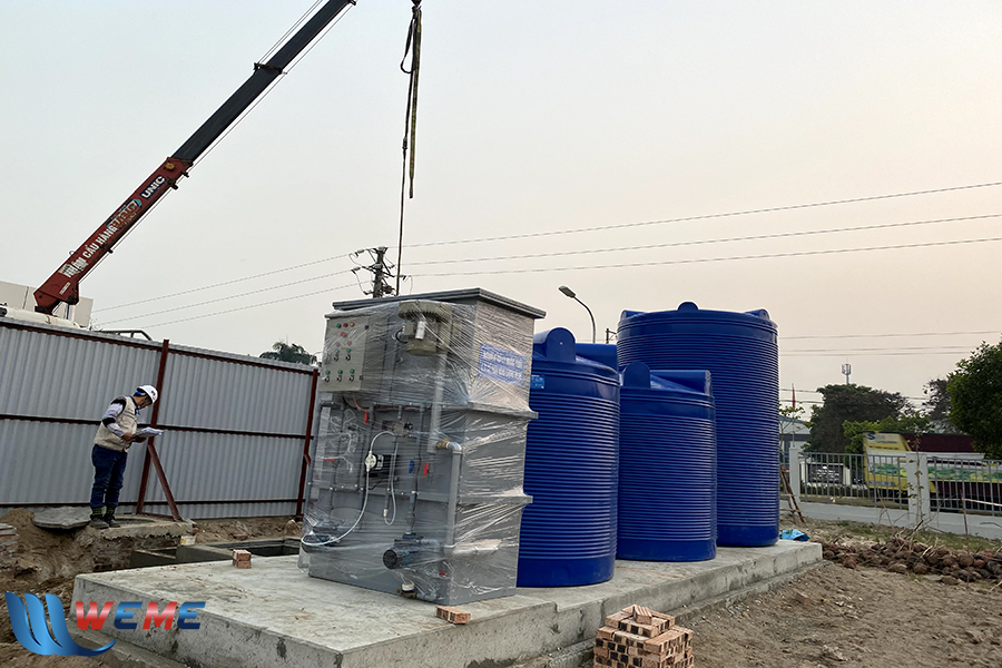 Lắp đặt hệ thống xử lý nước thải phòng khám - WeMe