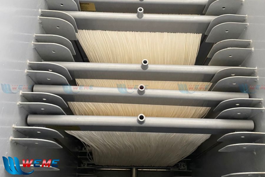 Màng MBR được lắp đặt cho máy xử lý nước thải 40m3