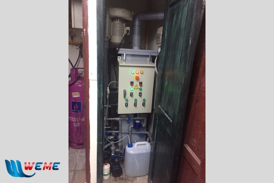 Máy xử lý nước thải của WeMe Máy xử lý nước thải của WeMe