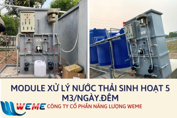 Module xử lý nước thải sinh hoạt 5m3