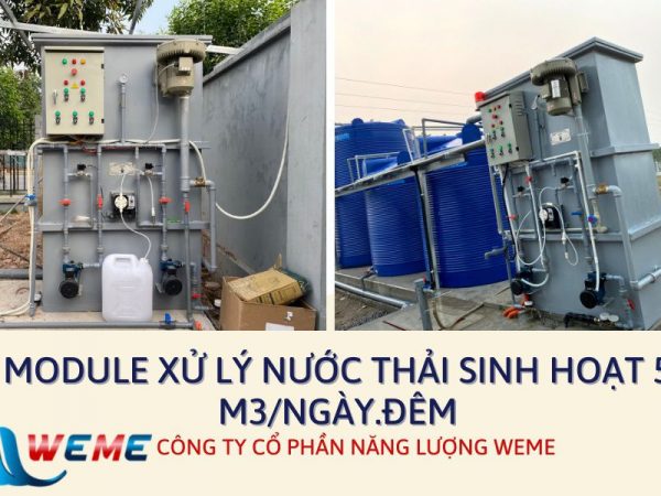 Module xử lý nước thải sinh hoạt 5m3