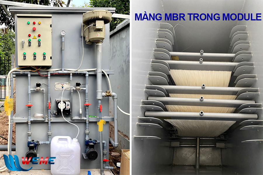 Module xử lý nước thải áp dụng công nghệ MBR của WeMe Module xử lý nước thải áp dụng công nghệ MBR của WeMe