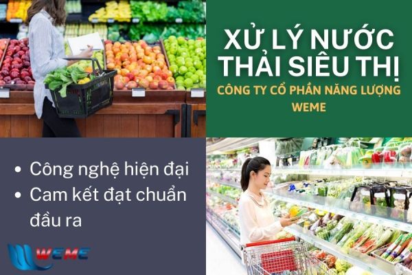 Xử lý nước thải siêu thị