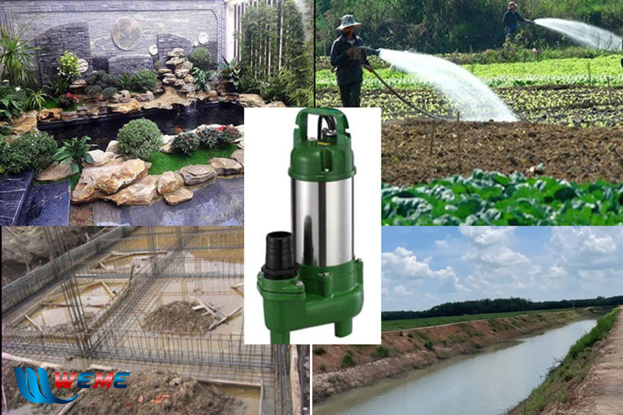 Máy bơm chìm nước thải Evak trong một số lĩnh vực Một số lĩnh vực