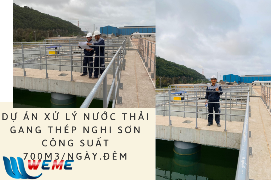 Dự án nước thải gang thép Nghi Sơn công suất 700 m3/ngày.đêm