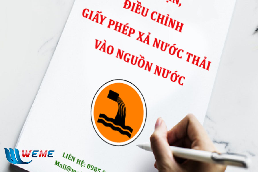 Điều chỉnh giấy phép xả thải vào nguồn nước