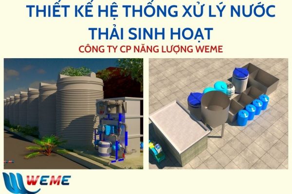 Thiết kế hệ thống xử lý nước thải sinh hoạt