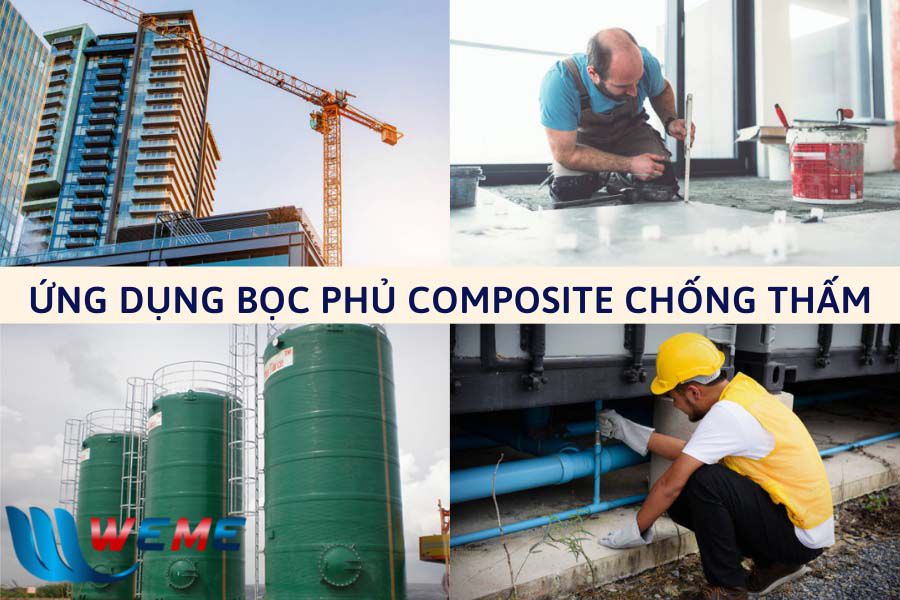 Ứng dụng bọc phủ composite chống thấm Ứng dụng bọc phủ composite chống thấm