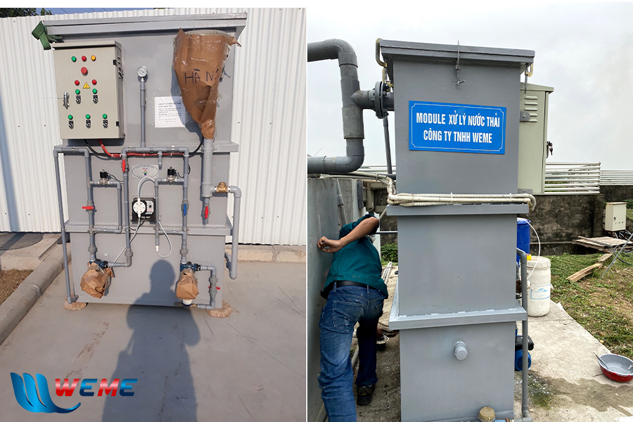Dự án lắp đặt máy xử lý nước thải Công ty TNHH Xây dựng Thương mại Hako
