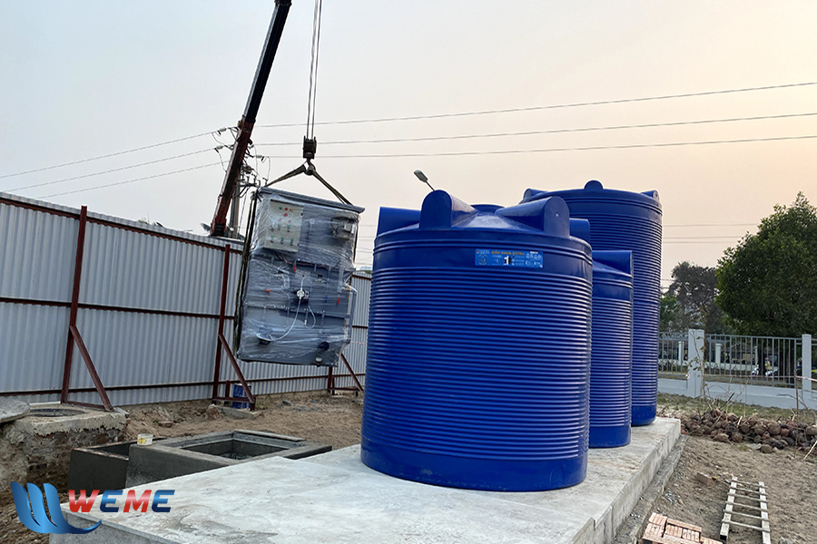 Lắp đặt máy xử lý nước thải Công ty TNHH Kiến Trúc Xây Dựng Thương Mại Việt Tuấn