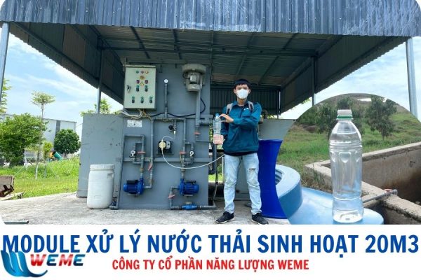 Module xử lý nước thải 20m3