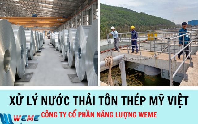 Xử lý nước thải tôn thép Mỹ Việt