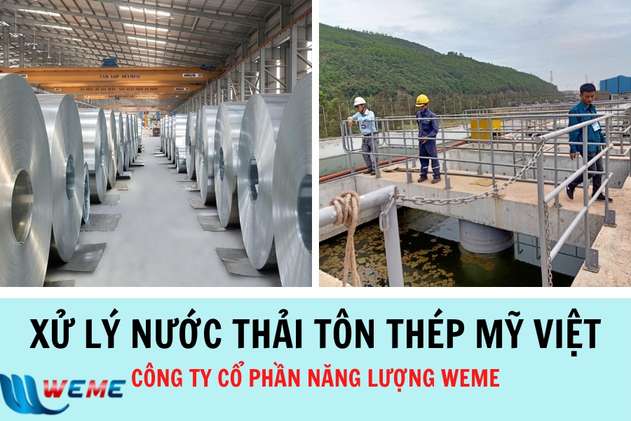 Xử lý nước thải tôn thép Mỹ Việt