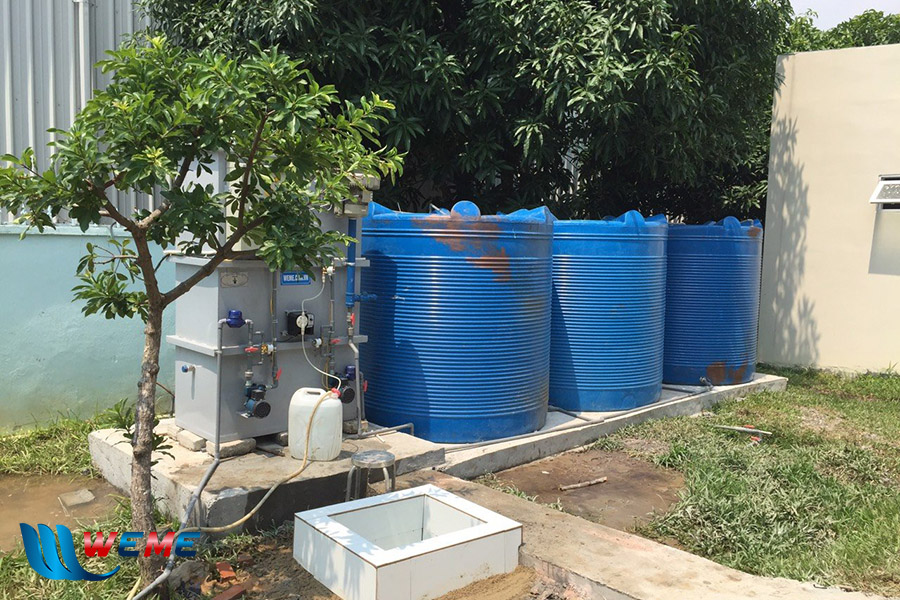 Hình ảnh hệ thống xử lý nước thải sinh hoạt dự án Cadivi