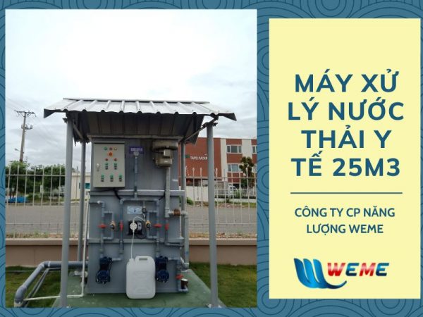 Máy xử lý nước thải y tế 25m3