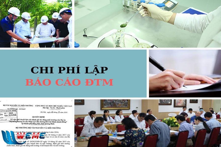 Các loại chi phí khi lập báo cáo Đánh giá tác động môi trường