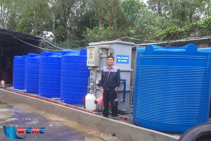 Mô hình hệ thống xử lý nước thải sinh hoạt áp dụng công nghệ MBR từ WeMe