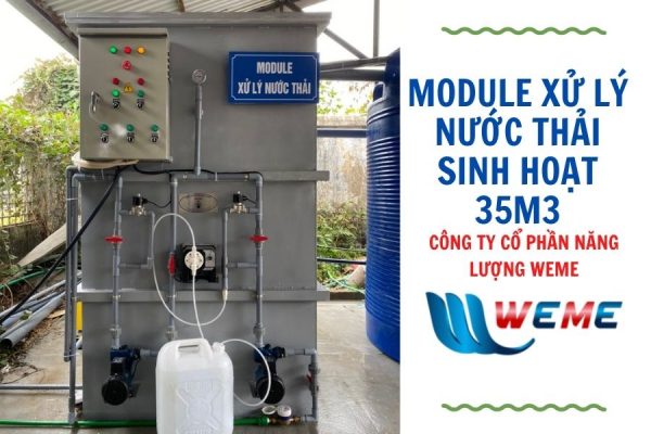 Máy xử lý nước thải sinh hoạt 35m3