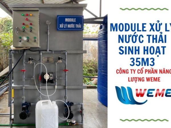 Máy xử lý nước thải sinh hoạt 35m3