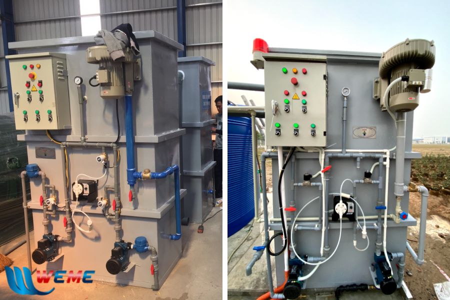Máy xử lý nước thải y tế 35m3 áp dụng công nghệ MBR từ WeMe Máy xử lý nước thải y tế 35m3 áp dụng công nghệ MBR từ WeMe