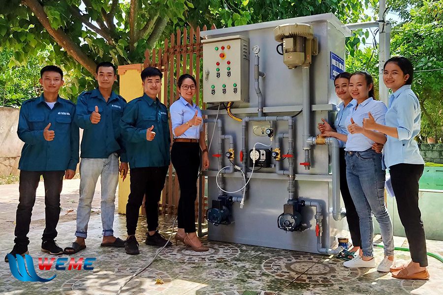Máy xử lý nước thải sinh hoạt của WeMe