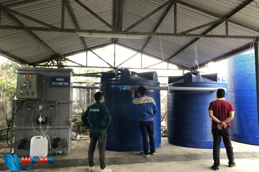 Hệ thống xử lý nước thải dự án Phú Thịnh