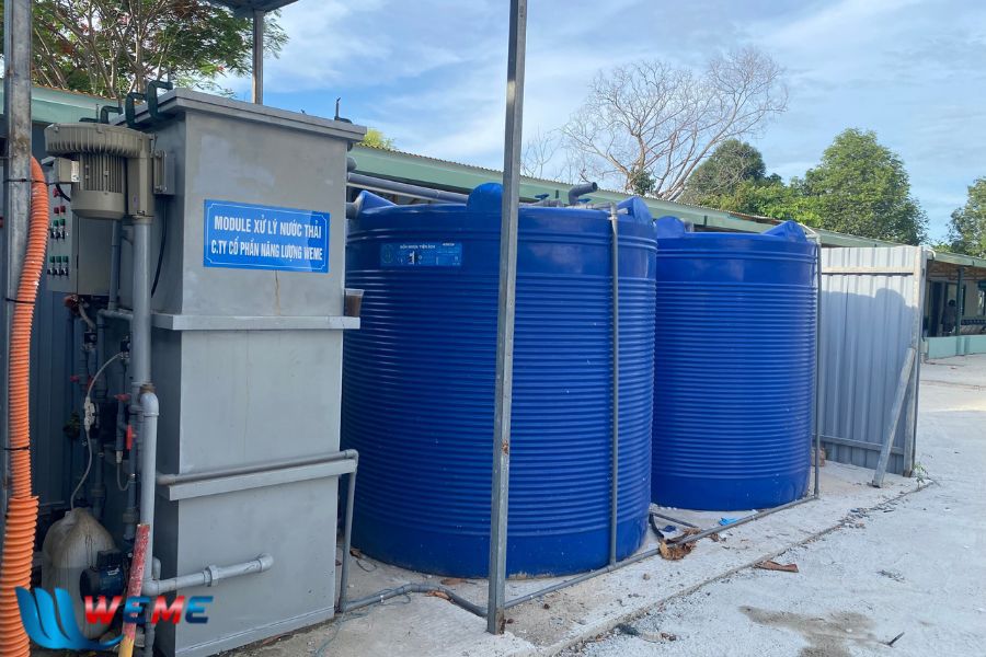 Hệ thống xử lý nước thải y tế công suất 5 m3/ngày.đêm lắp đặt tại dự án Trung tâm y tế Quận Thanh Khê