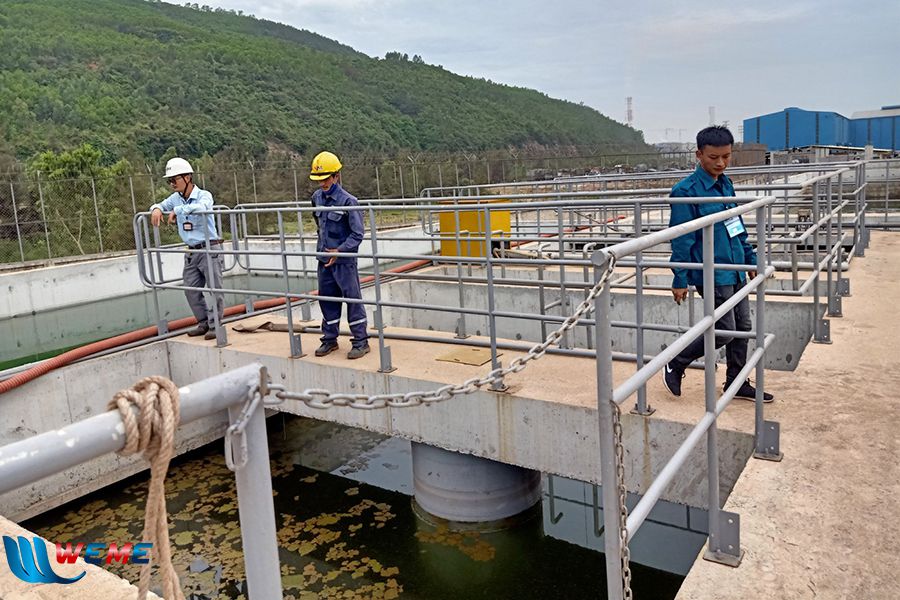 Hệ thống xử lý nước thải sản xuất gang thép tại dự án Công ty Cổ phần Gang Thép Nghi Sơn