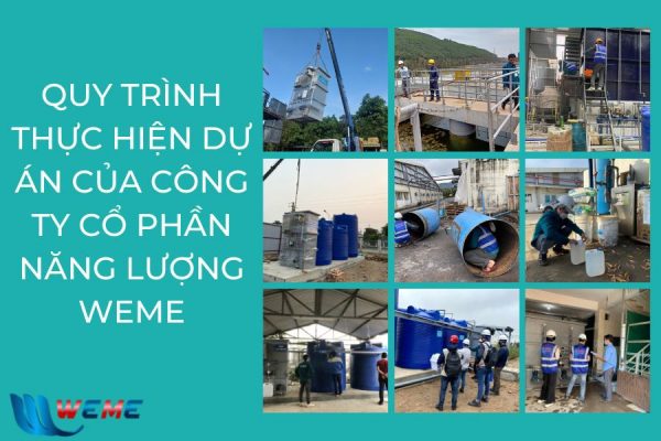 Quy trình thực hiện dự án của Công ty xử lý nước thải WeMe