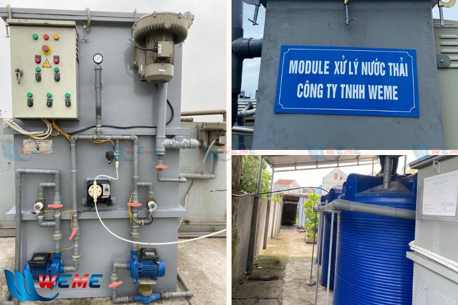 Hình ảnh module xử lý nước thải sinh hoạt 35m3
