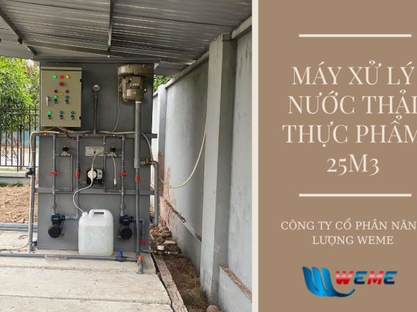 Máy xử lý nước thải thực phẩm 25m3