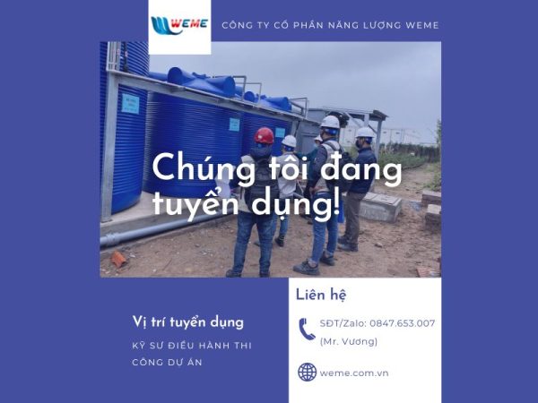 Tuyển dụng kỹ sư điều hành thi công dự án