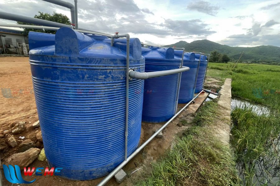 Các bể xử lý của module xử lý nước thải 20m3