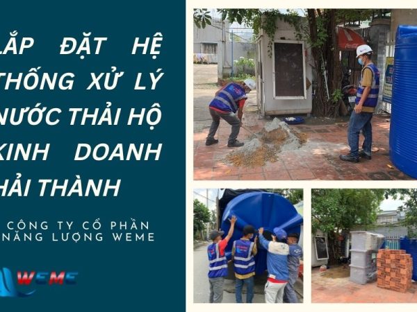 Lắp đặt hệ thống xử lý nước thải Hộ kinh doanh Hải Thành