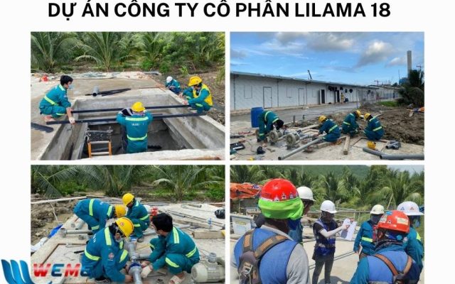 Lắp đặt hệ thống xử lý nước thải Công ty Cổ phần Lilama 18