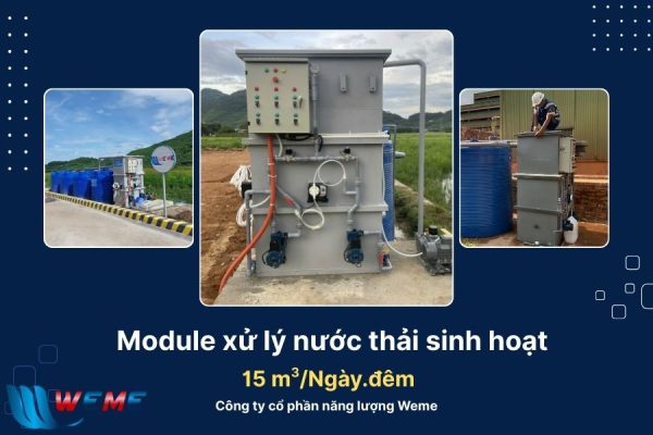 Thumnail module xử lý nước thải 15 m3