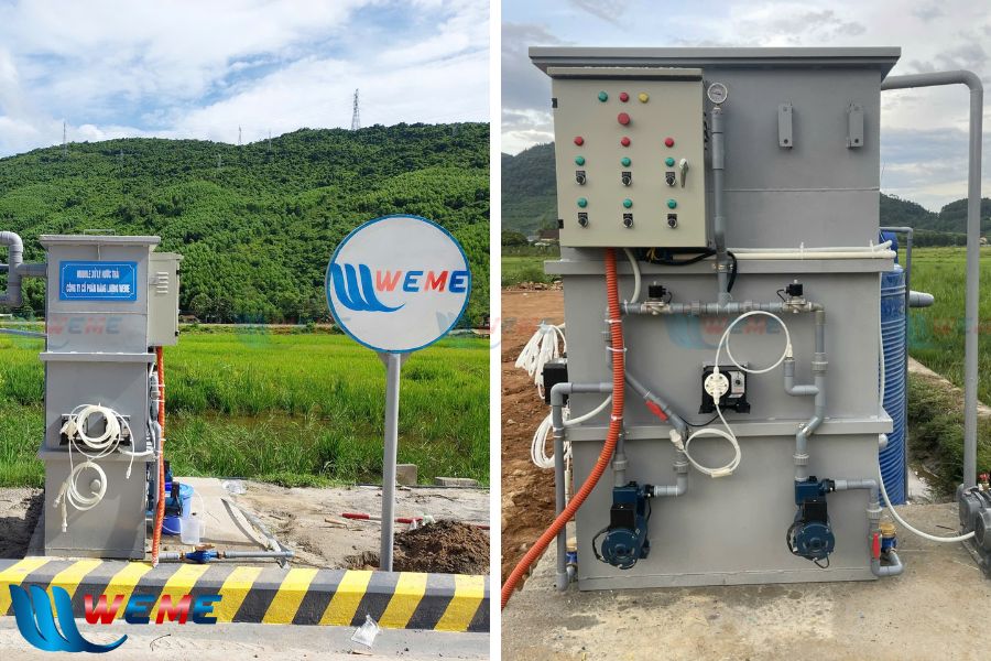 Hình ảnh module xử lý nước thải 15m3