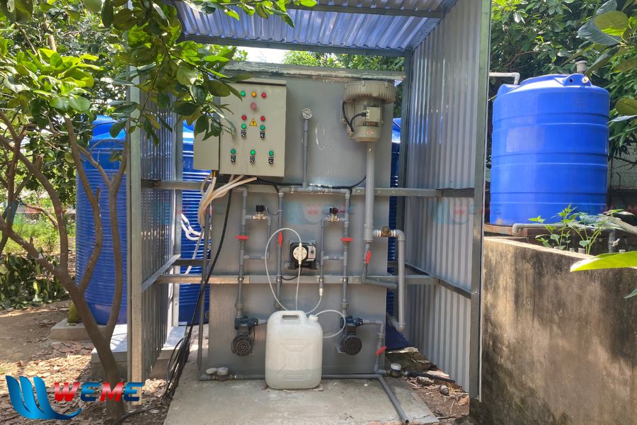 Hình ảnh module xử lý nước thải sinh hoạt 25m3