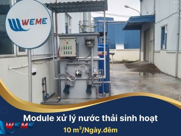 Hình ảnh module xử lý nước thải sinh hoạt 10m3/ngày.đêm
