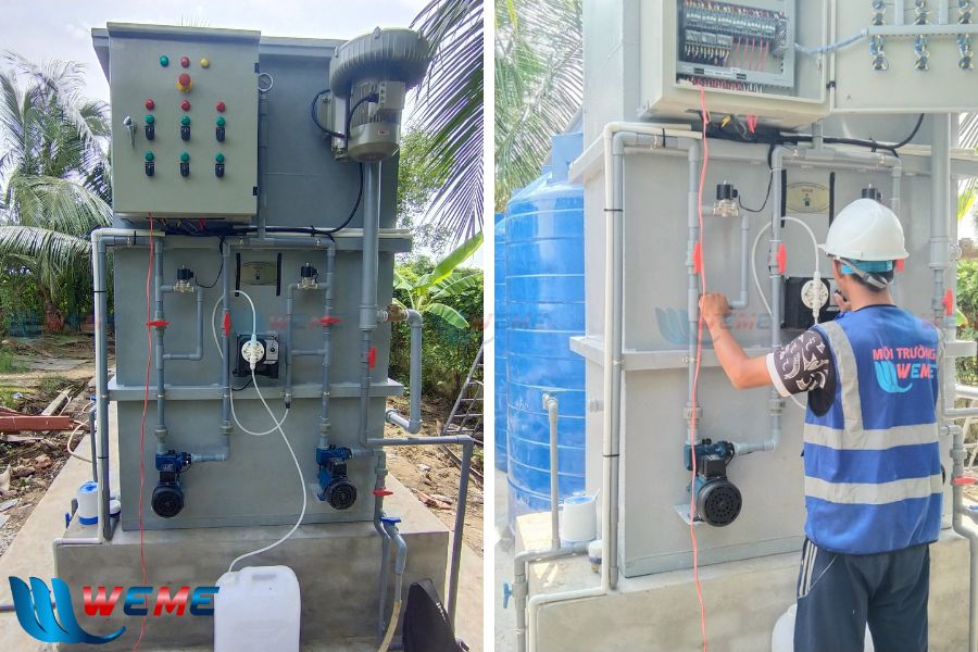 Hình ảnh module sau thi công