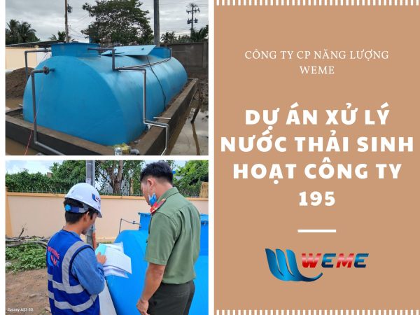 Dự án hệ thống xử lý nước thải 195