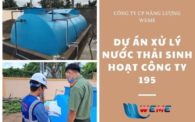 Dự án hệ thống xử lý nước thải 195