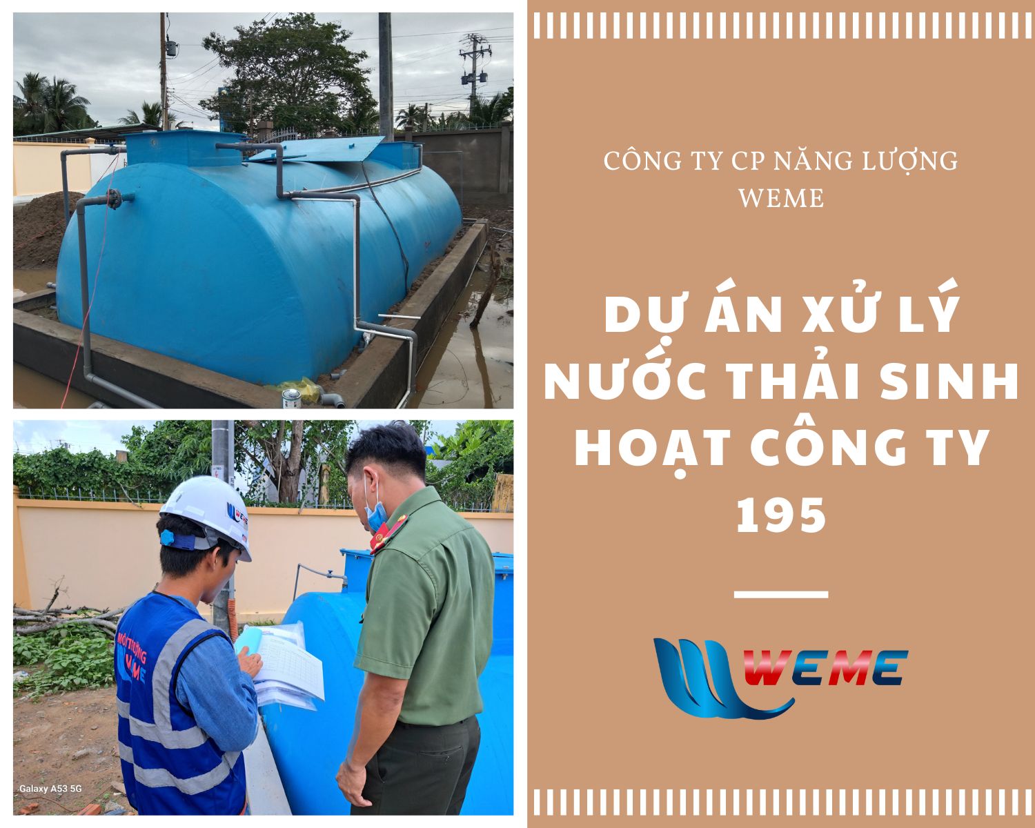 Dự án hệ thống xử lý nước thải 195