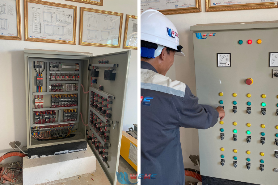Tủ điện xử lý nước thải dự án TTH Quảng Bình