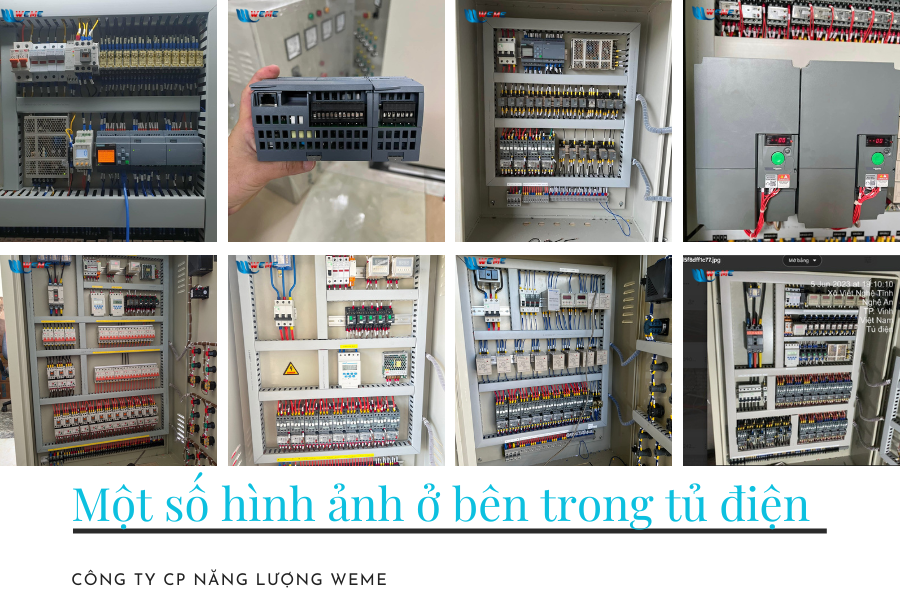 Chi tiết tủ điện nước thải