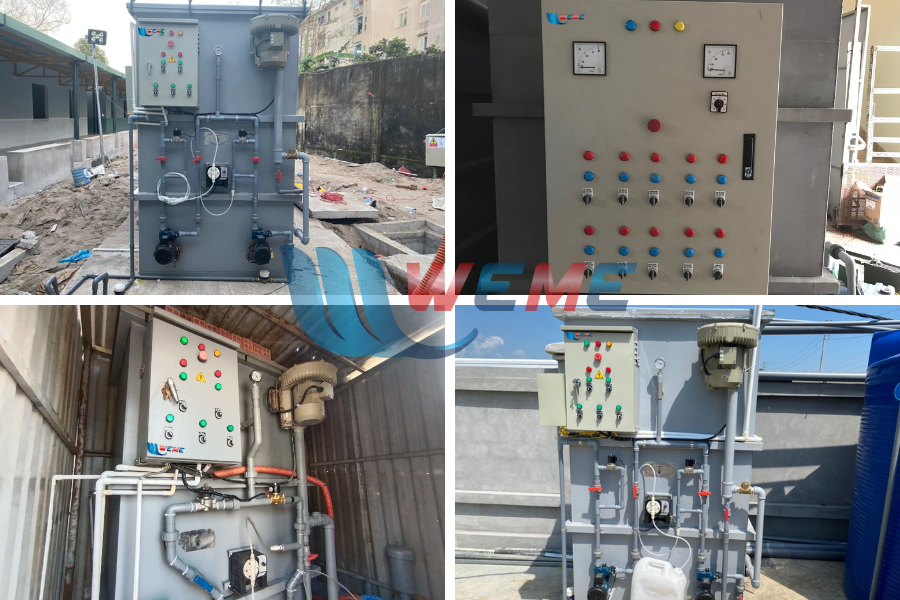 Tủ điện nước thải cho nhiều dự án module ở các tỉnh